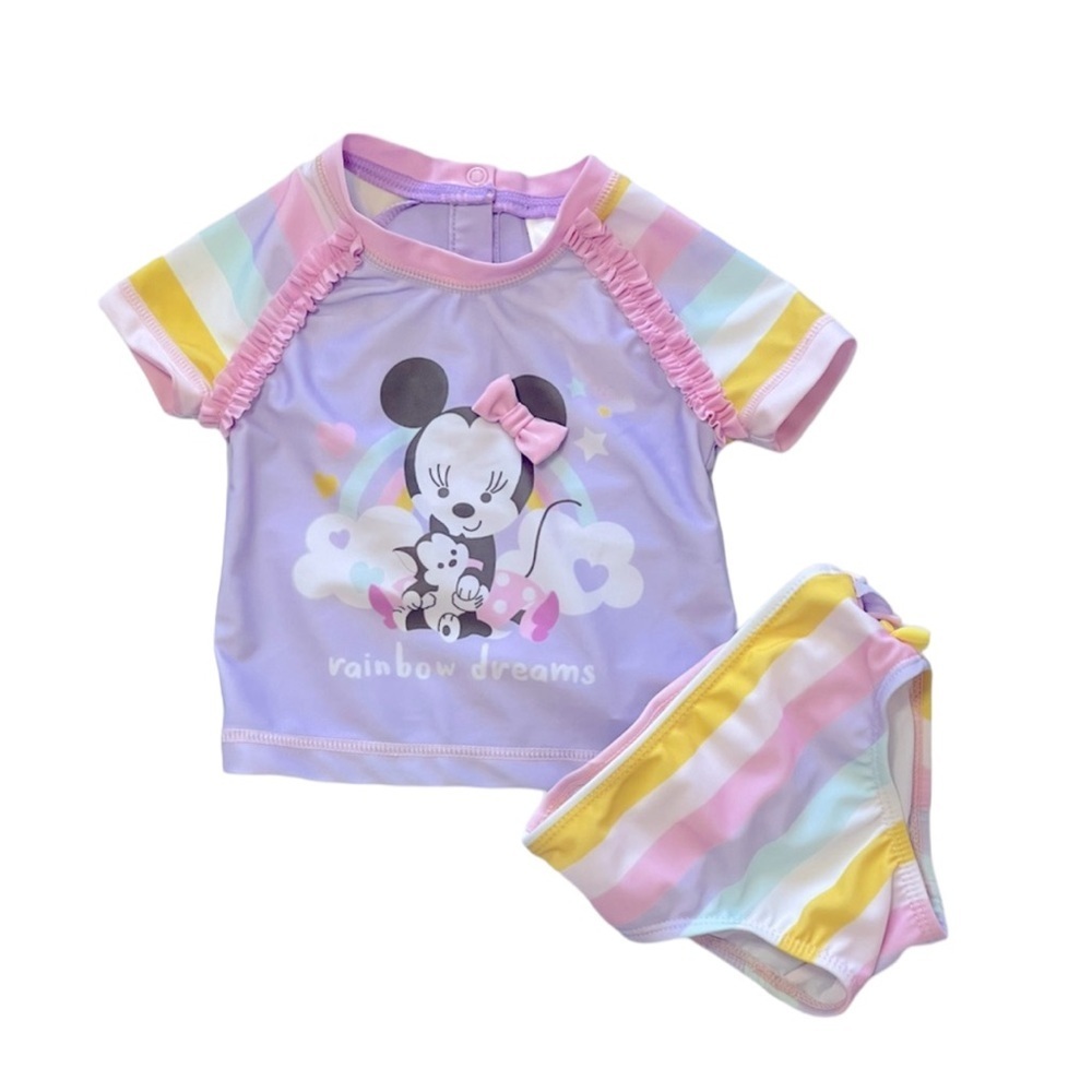 027 DISNEY Minnie Mouse 2 Piece Swimsuit